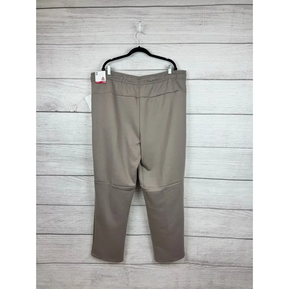 Reebok Men's Brown Slim Flow Sweat Jogger Pants Size 3XL